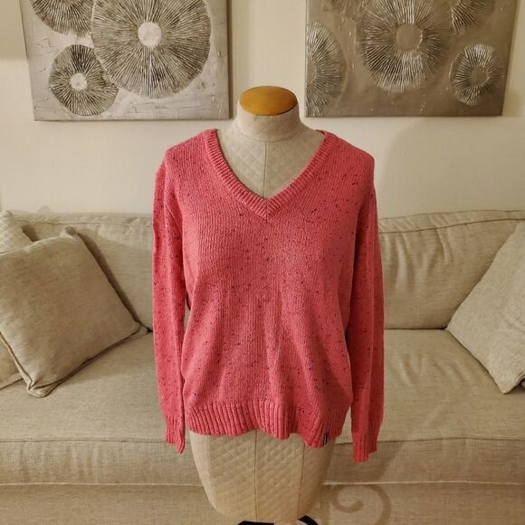 Court & Rowe Nep Flecked V-Neck Sweater - Picture 2 of 11